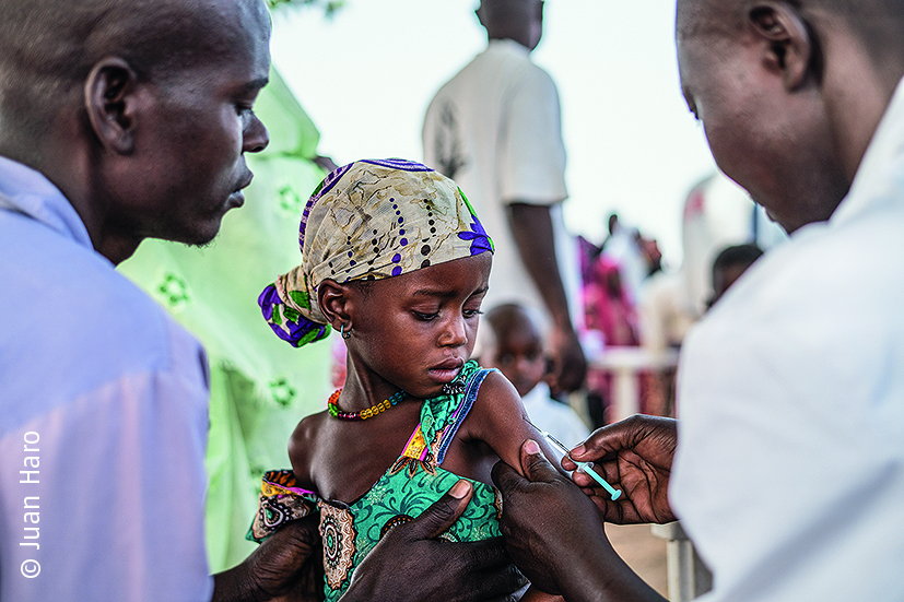 Vaccination antirougeoleuse de MSF Response (district Am Timan)