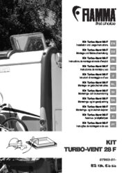 Instructions de montage et d'utilisation   Kit Turbo-Vent 28 F